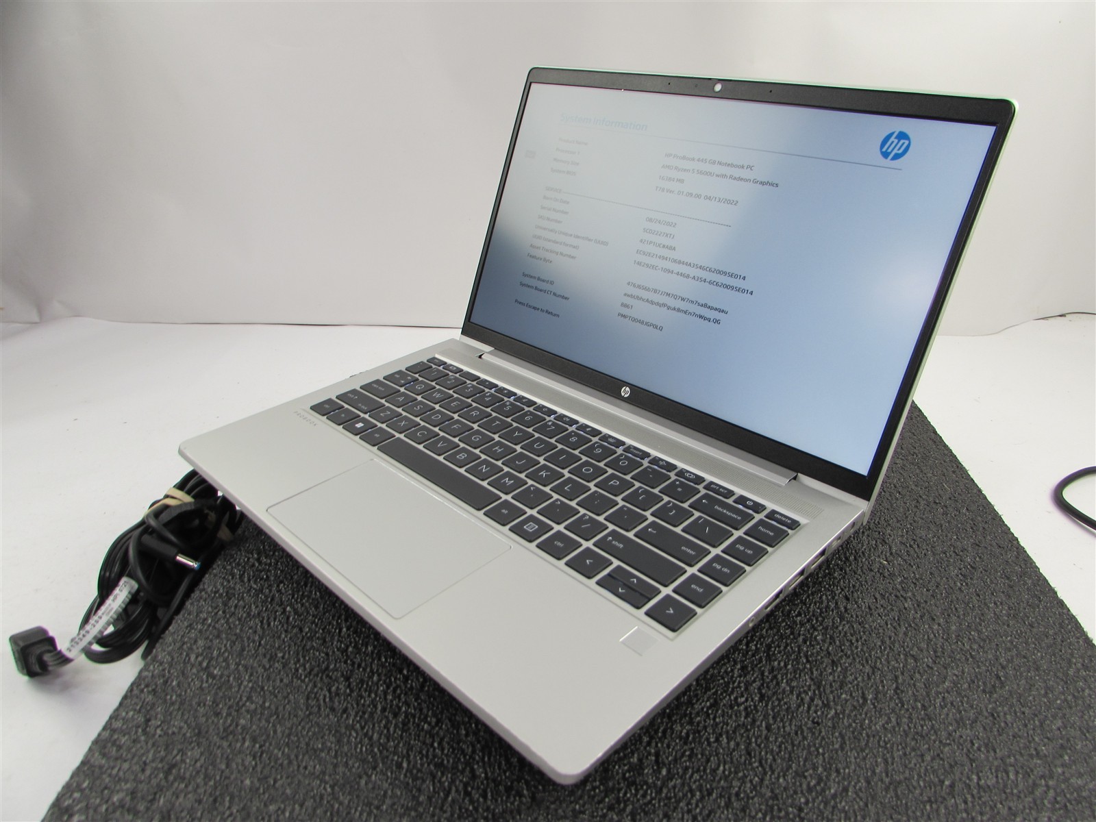 HP PROBOOK 445 (G8) FHD AMD RYZEN 5 5600U 512GB SSD 16GB RAM AMD GPU WIN 11 PRO