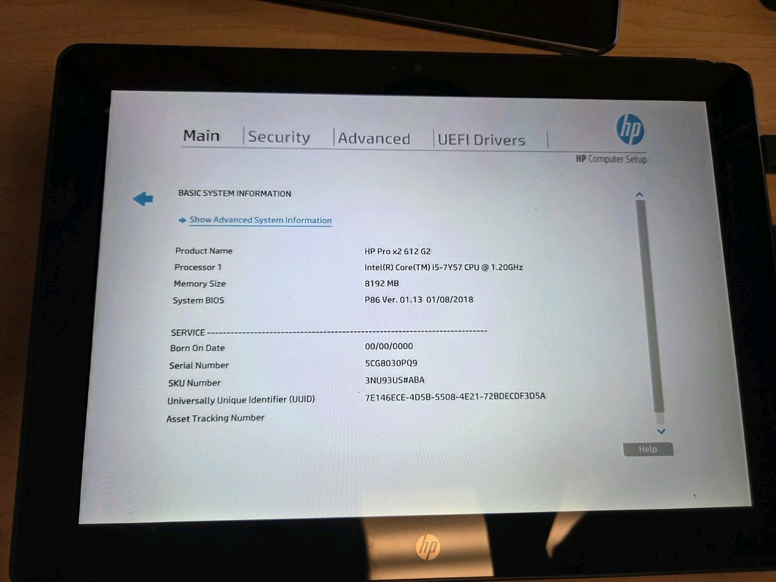 LOT OF 3 – HP Pro X2 612 G2 Core i5 1.20GHz | Black | 256 SSD – FOR PARTS