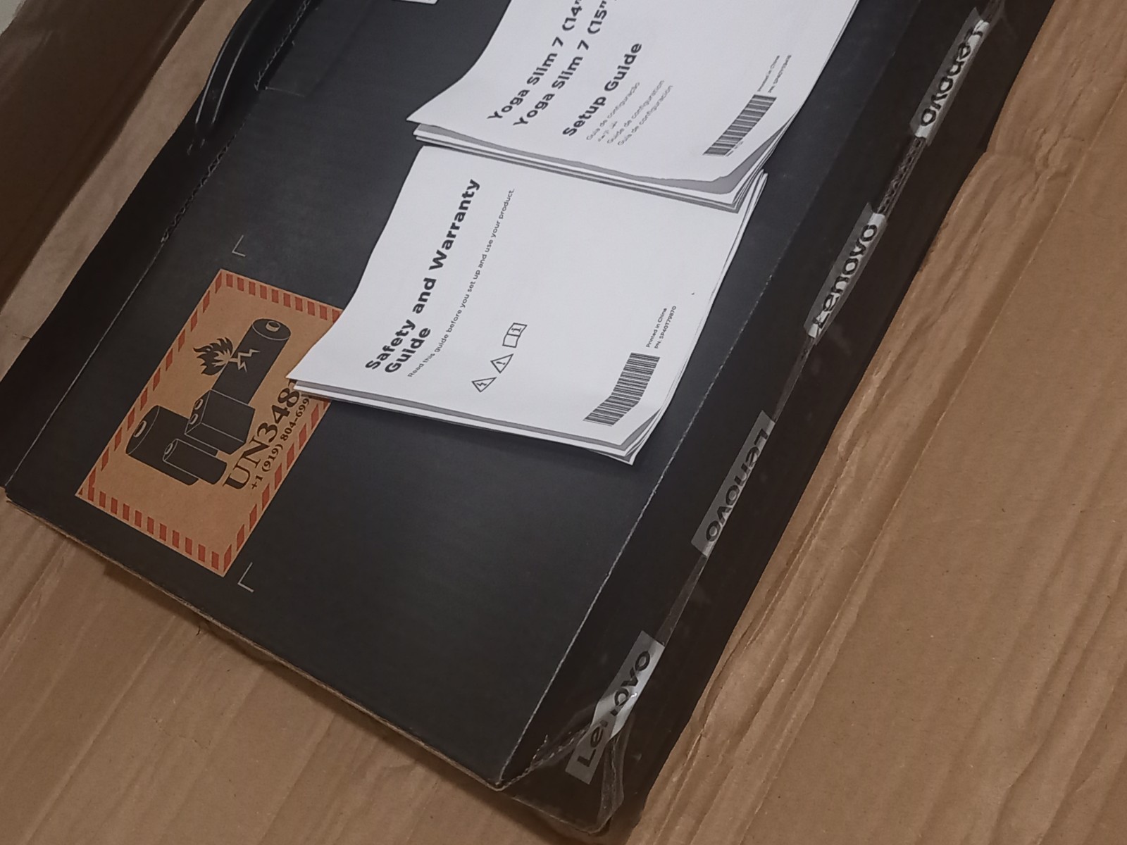 Lenovo Yoga Slim 14 15 BOX ONLY includes partial packaging for gift,EU delivery