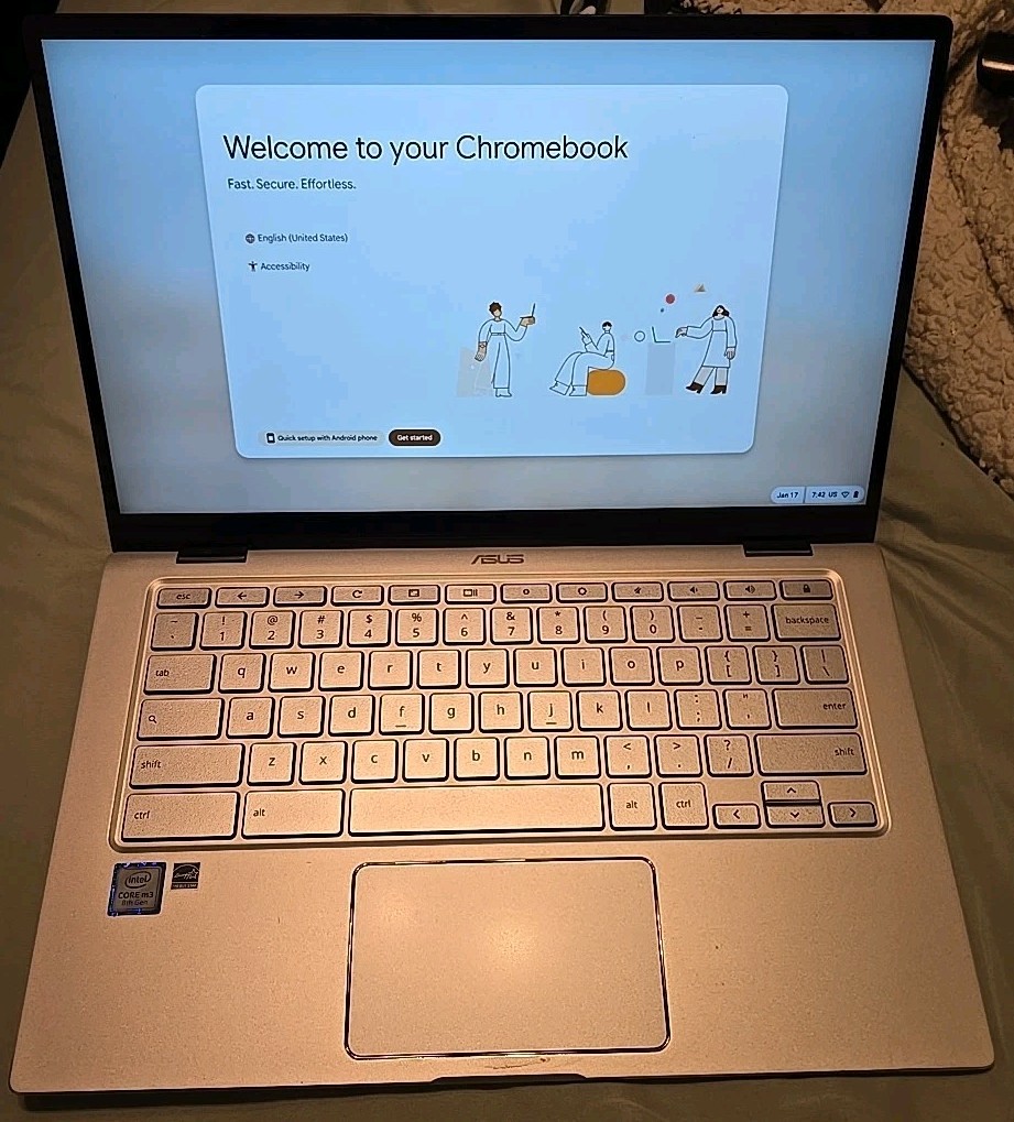 Asus Chromebook Flip C434T WiFi 4GB 32GB Silver