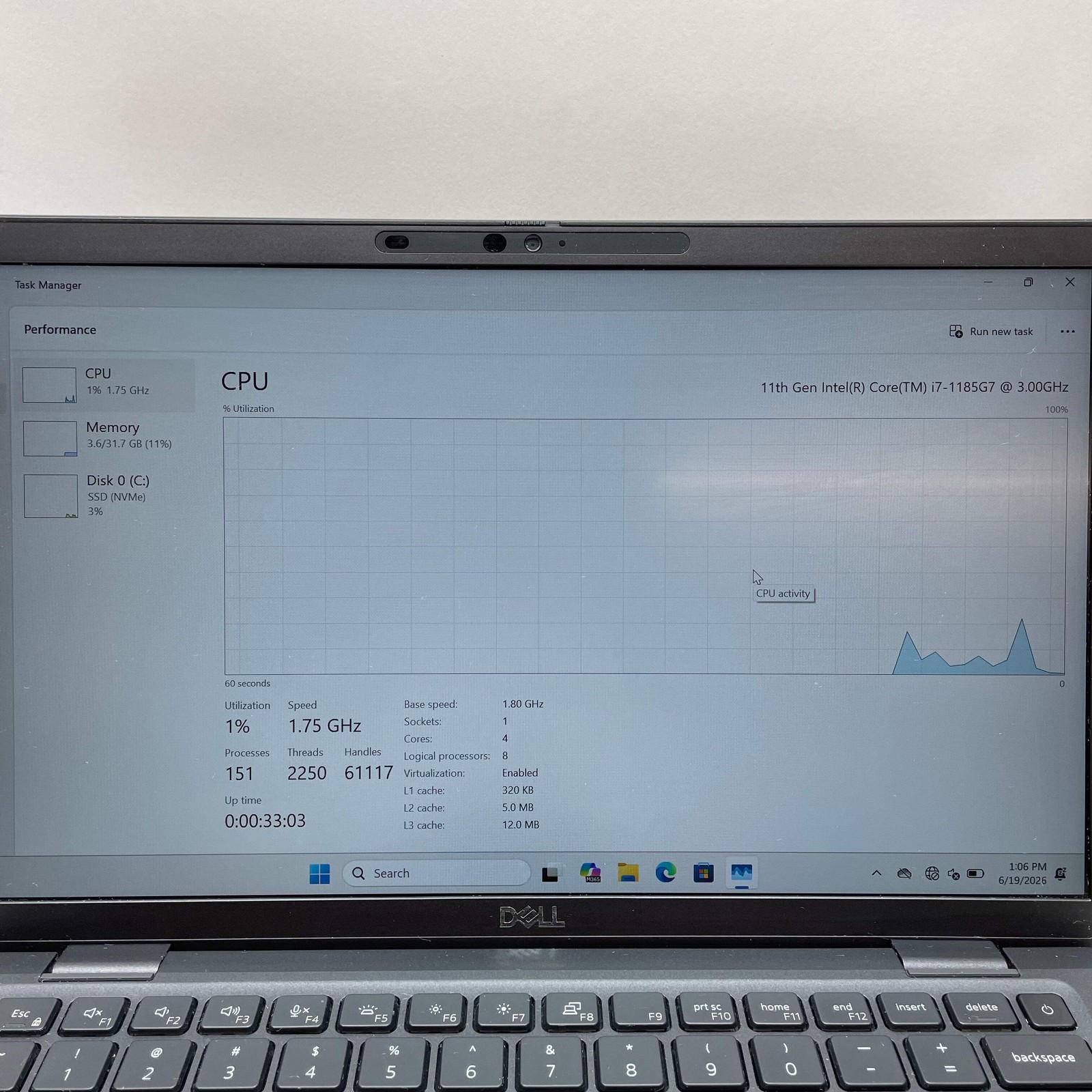Dell Latitude 7420 14″ i7-1185G7 3.0GHz 32GB RAM 1TB SSD