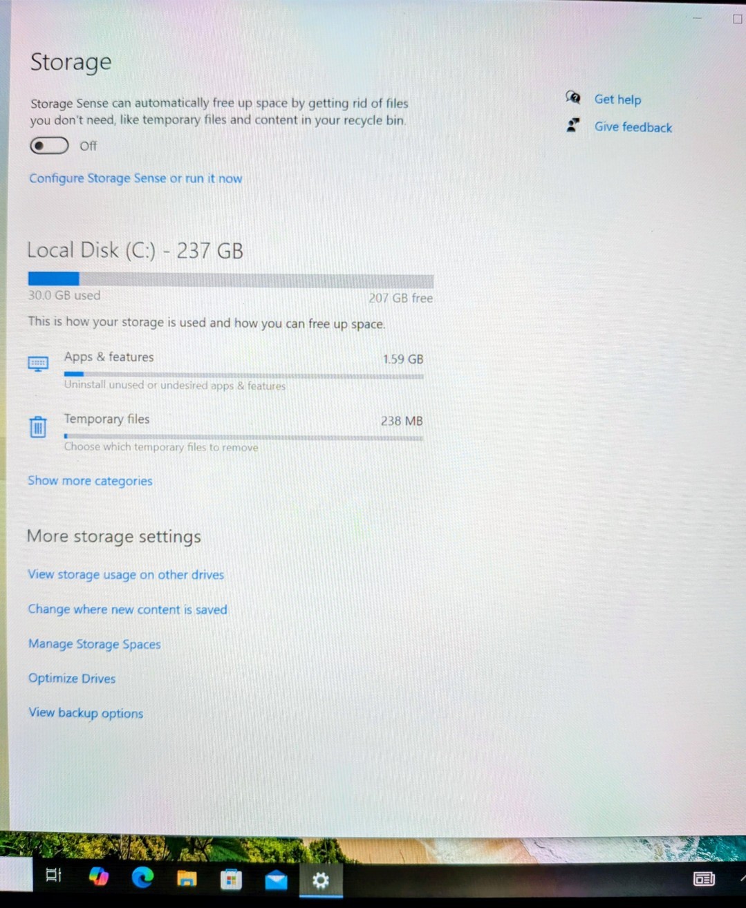 Microsoft Surface pro I7 8gb Ram With 230gb