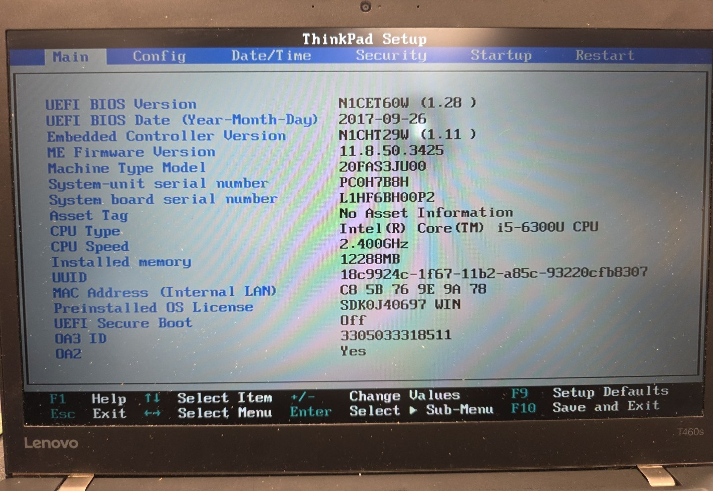 Lenovo ThinkPad T460s 12GB RAM| 256GB SSD| Intel Core i5-6300| WIN 10 PRO