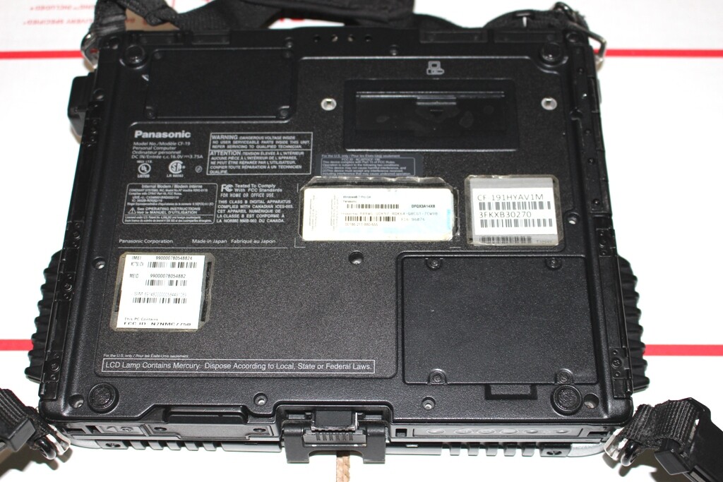 Panasonic CF-19 MK6 GPS i5 3320M 2.60GHz 8 GB,240SSD, WIN7PRO.64BIT/BACKLITKB