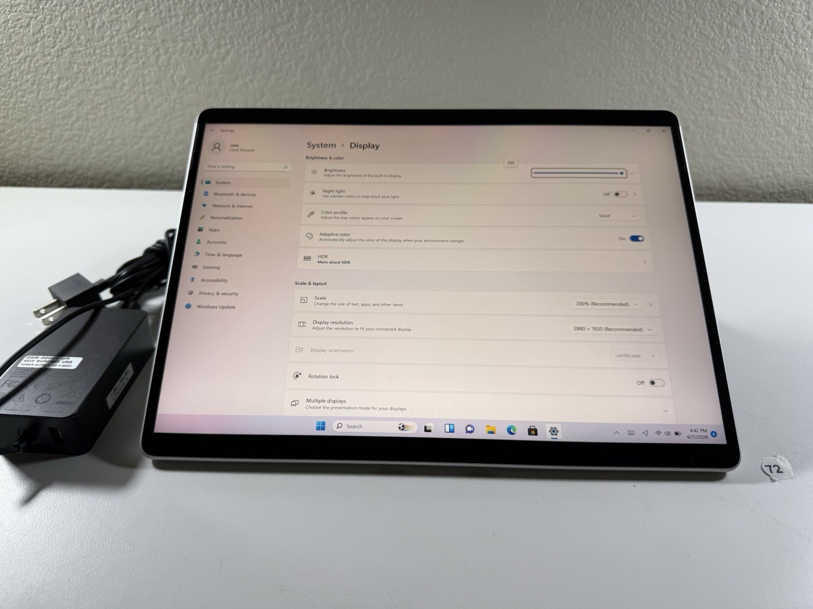 Microsoft Surface Pro 8 (1982) i5-1145G7 – 16GB RAM – 256GB 120Hz – Win 11 Pro