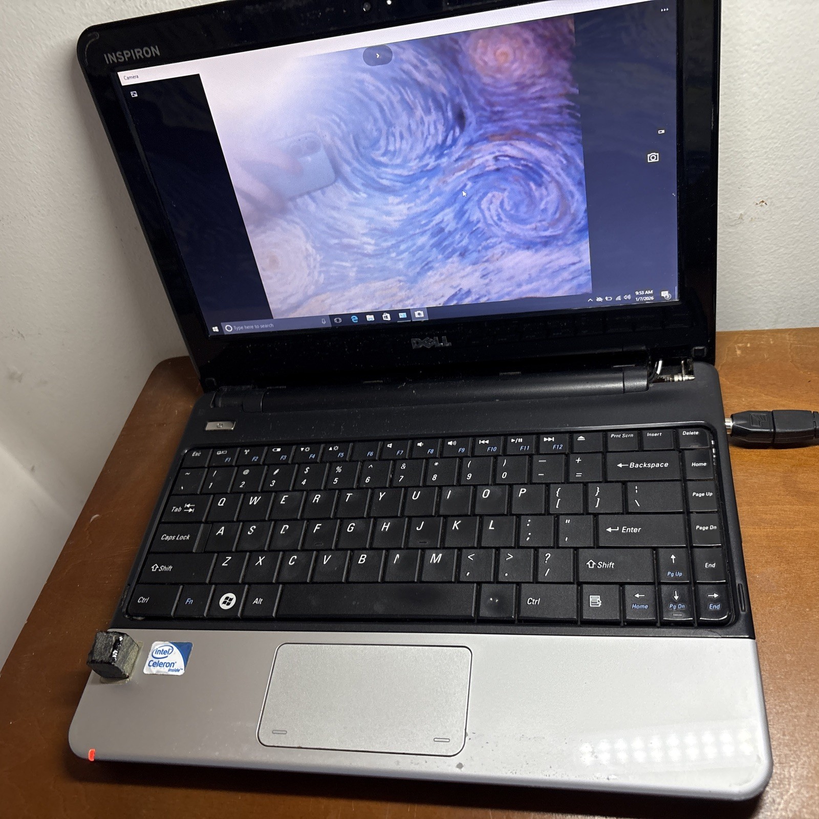 👀 look 👀 Dell Mini Obsidian 11Z Black 11.6″ inch P03T netbook laptop Wndows 7