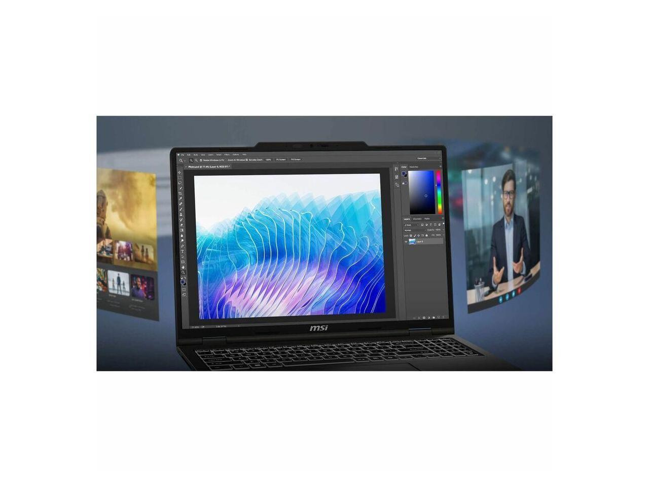 MSI A2HM Venture A16 AI A2HMTG-043US 16″ Touchscreen Notebook – AMD Ryzen 9 270