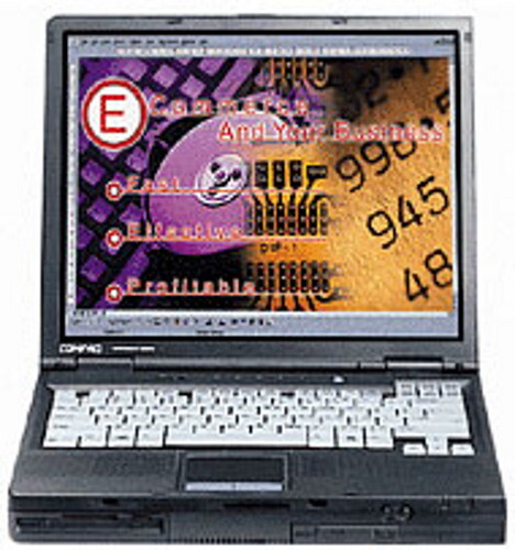 Vintage Compaq Armada E500 20GB FDD CD-ROM Notebook Computer Windows 98