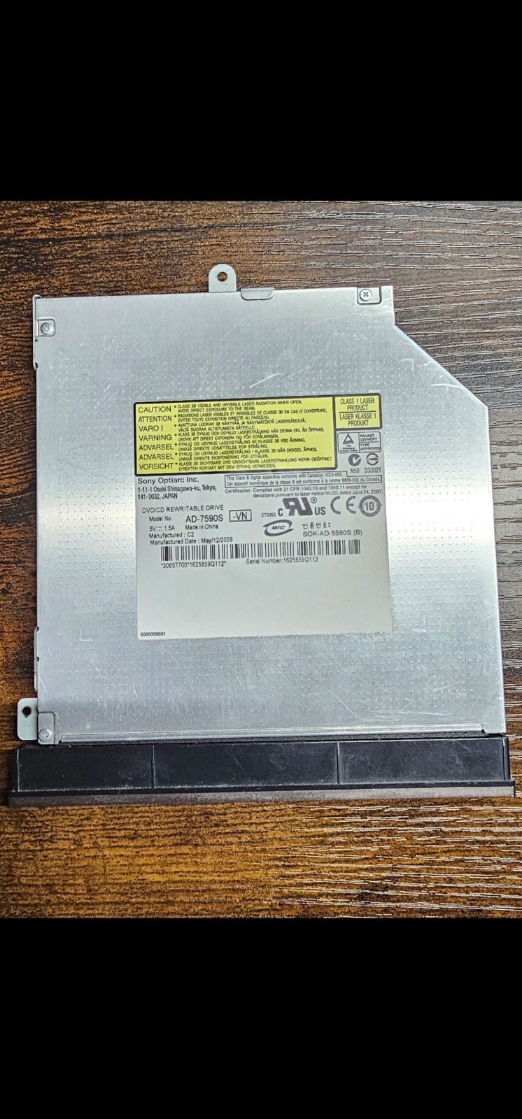 Lot of Optical Drives Laptop and Pc Parts for Parts