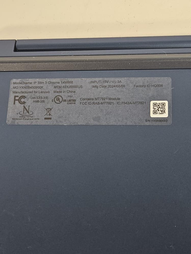 LENOVO IP SLIM 3 CHROME 14M868 (P17031642)
