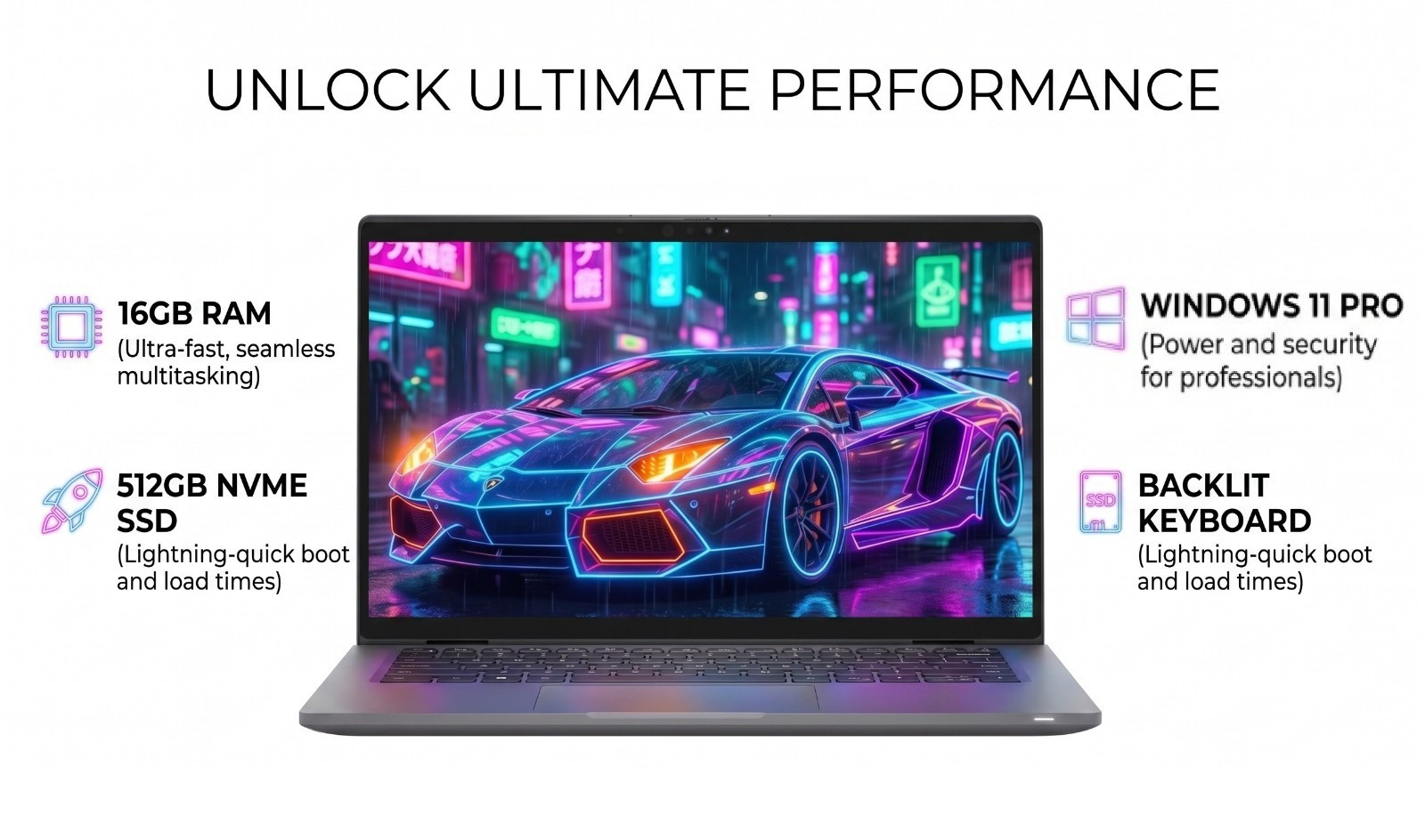 50% OFF~ 14″ DELL Laptop PC: I7 (10 Cores!!!) Backlit Keyboard! FHD 1080P!