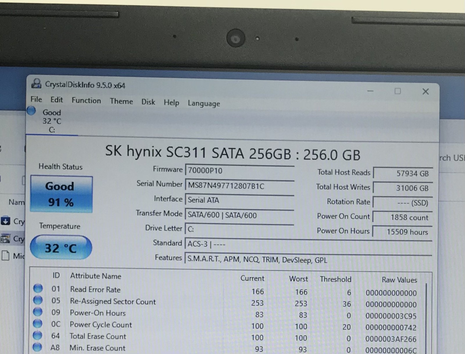 DELL LATITUDE 3490 INTEL CORE i5-8250U @ 1.60GHz 16GB RAM 256GB SSD W11P *READ