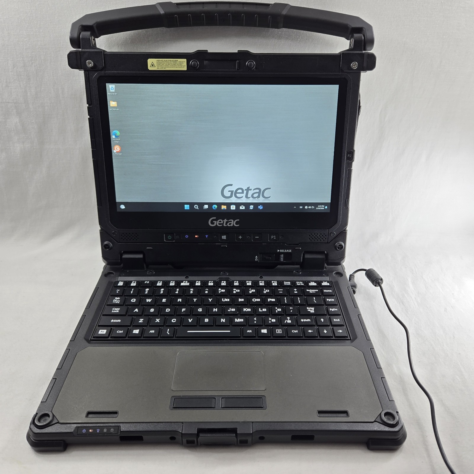 Getac K120 Toughbook i5-8250U 1.60GHz 256GB SSD 16GB Ram – 4G – GPS – Kyb LITE