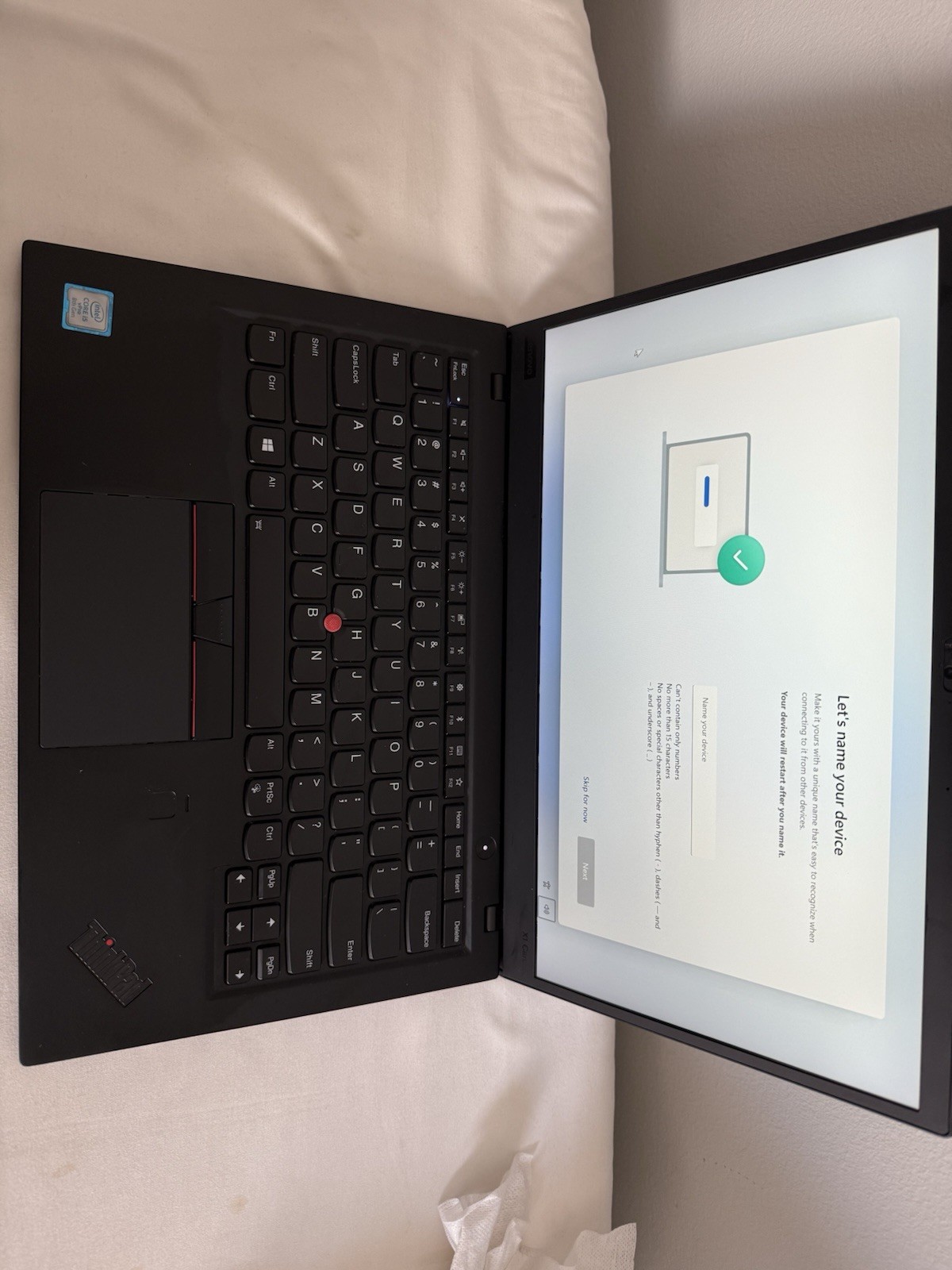 Lenovo ThinkPad X1 Carbon 6th Gen 14″ i7 16GB RAM 512 SSD Win 11 – Fast Shipping
