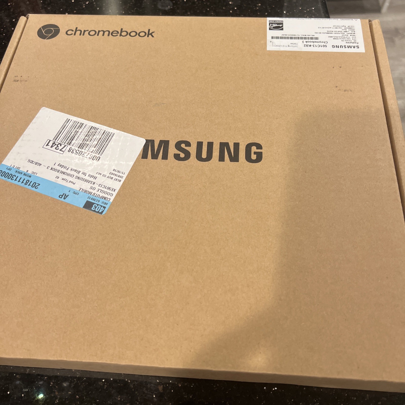 Samsung Chromebook 3 XE501C13-K02US 11.6 in. (32GB, Intel Celeron N 1.60, 32GB)