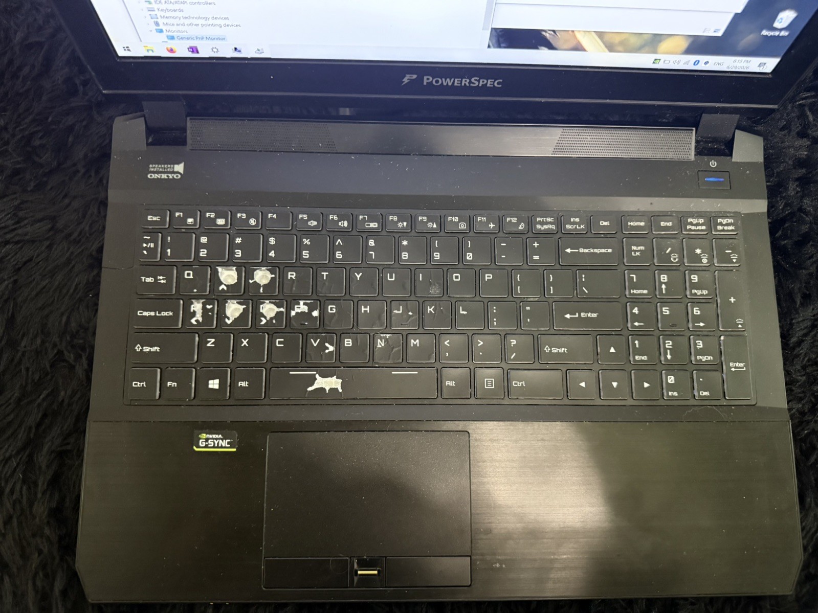 Powerspec Gaming Laptop (1510 PJ1) GTX 1070 16GB RAM Intel Core i7