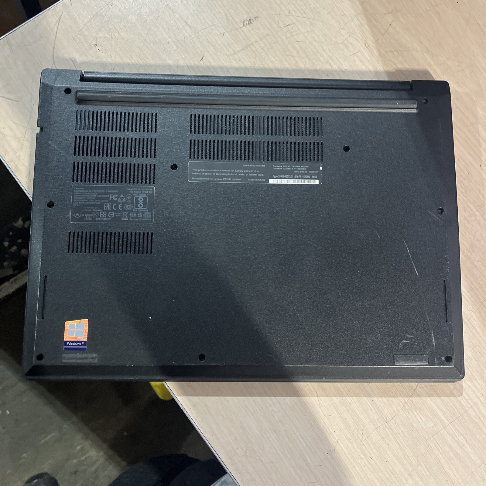 LENOVO THINKPAD E480 INTEL CORE I5-8250U 1.60GHZ 8GB RAM NO HD