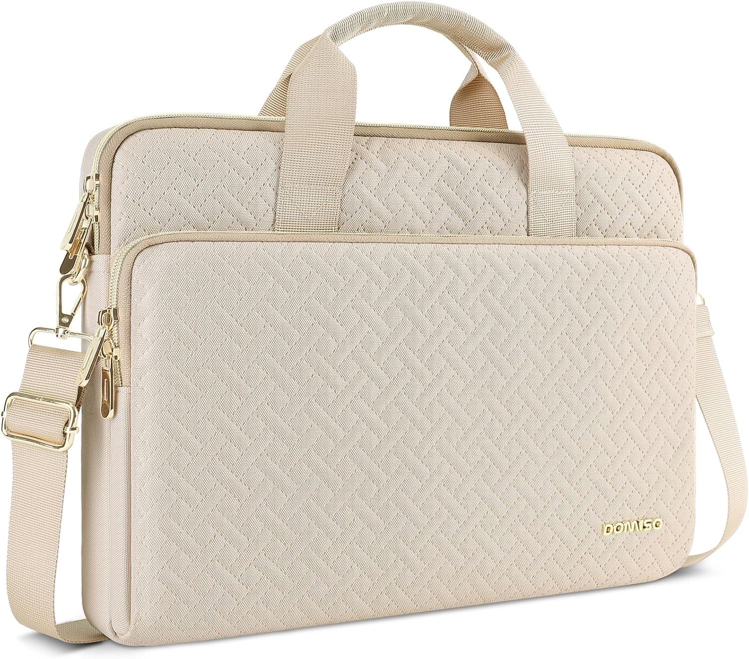 Beige Laptop Sleeve Case for 15.6 inch MacBook Pro 16 M4 M3 M2/Pro Max, Waterpro