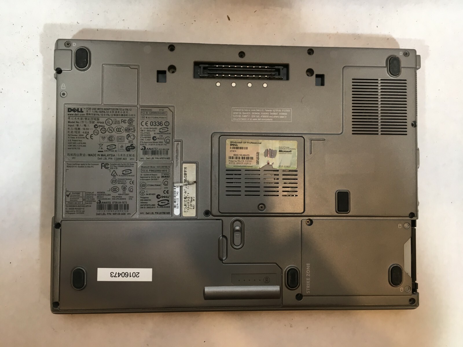 Dell Latitude D830 Receives Power Does Not Turn On For Parts or Repair -FT