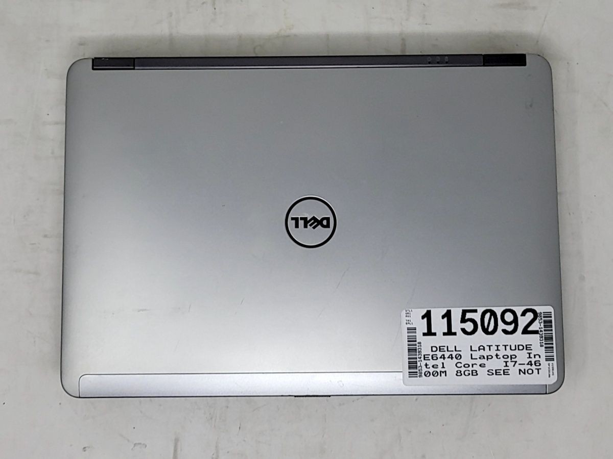 DELL LATITUDE E6440 Laptop Intel Core I7-4600M 8GB SEE NOTES