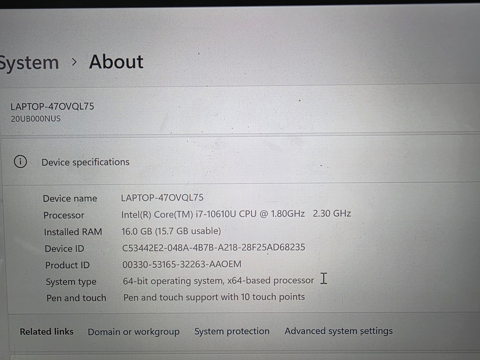 ThinkPad X1 Yoga Gen 5, 14″ UHD, i7-10610U,16GB 1TB PCIE SSD, Win10P Gray