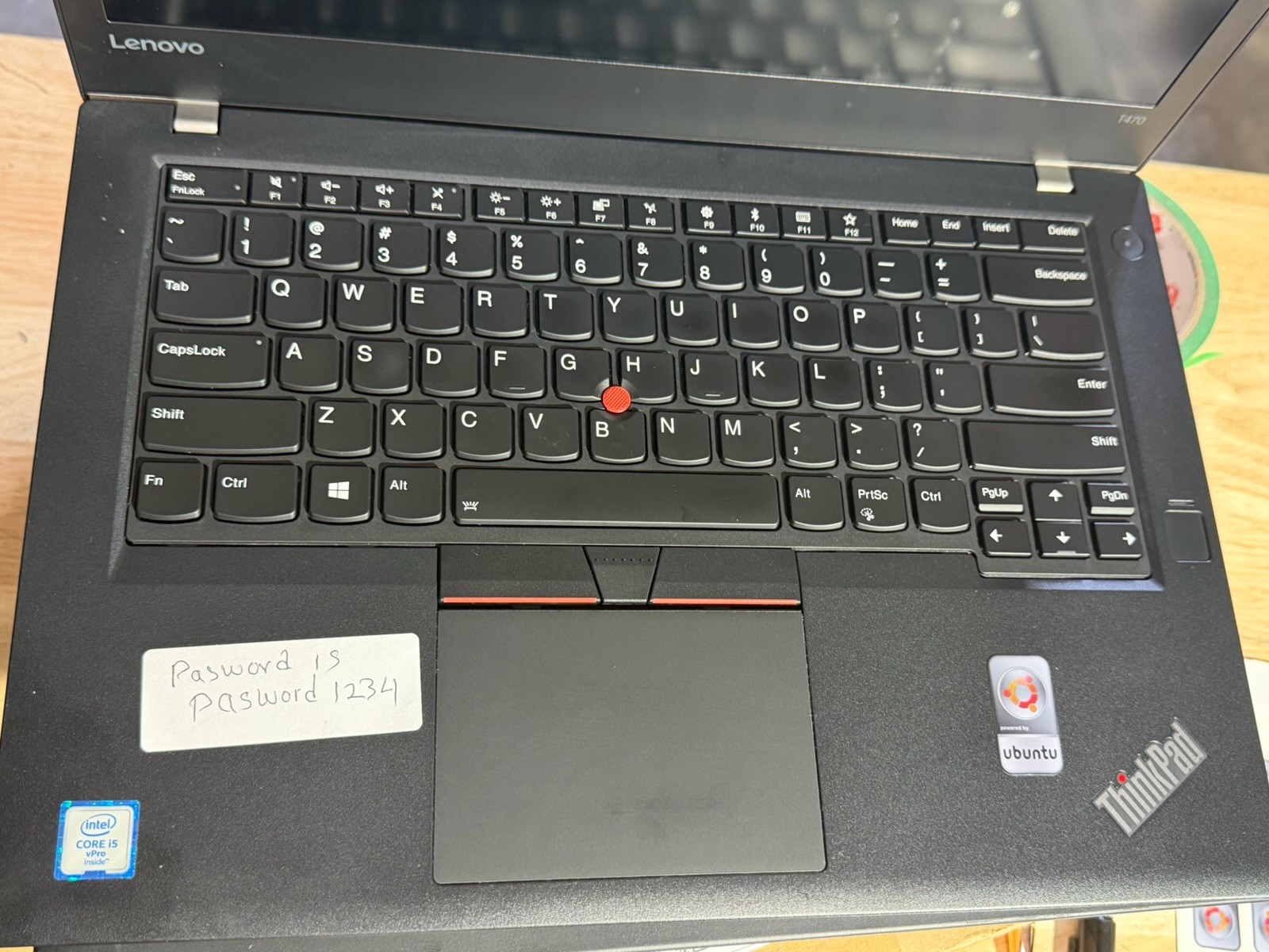 Lenovo ThinkPad T470 14” FHD | i5-6300U | 8GB RAM | 128 GB SSD | Ubuntu 24.04