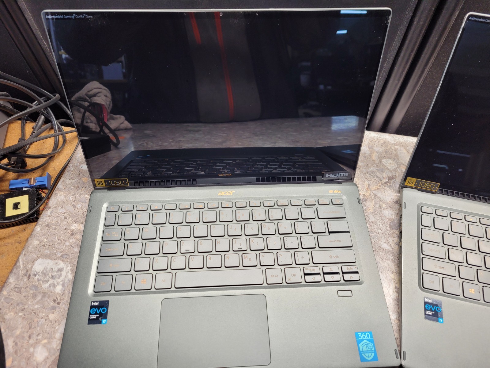 Lot of 2 Acer Swift SF514-55TA Core i7 11th gen 16GB Gray WONT BOOT FOR PARTS!