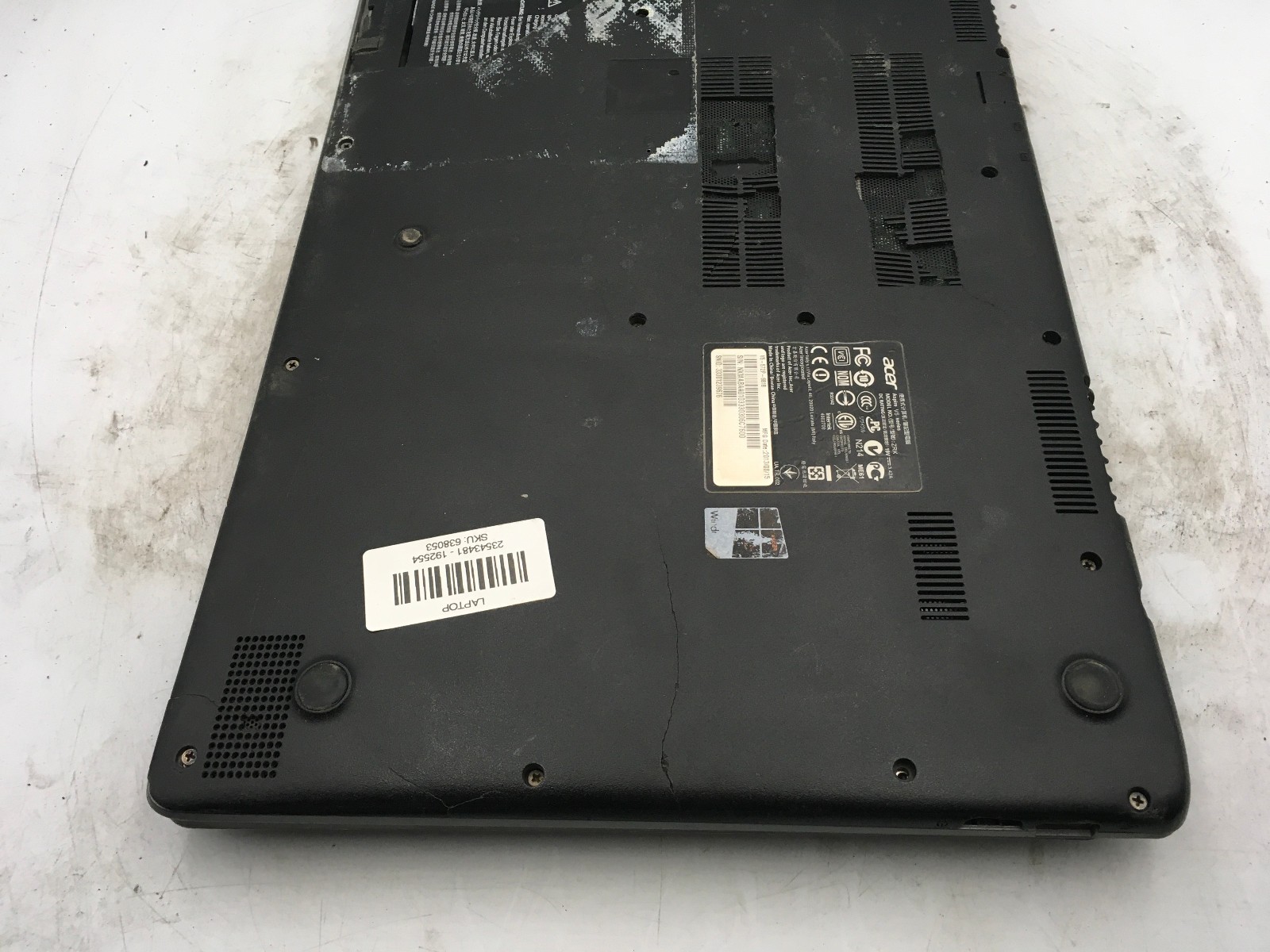 ACER ASPIRE V5 ZRK -FOR PARTS/REPAIR- INTEL I5 3RD GEN – NO RAM – NO OS -READ-BB