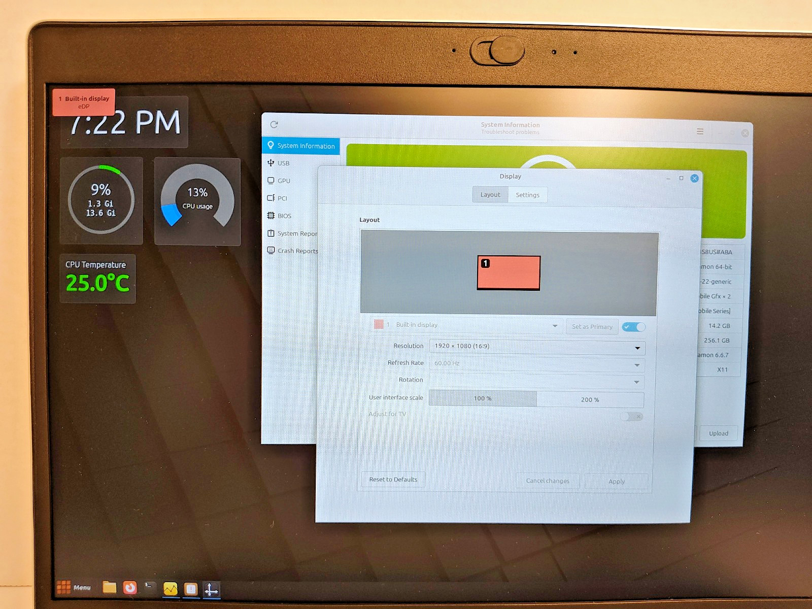 HP ProBook 445R G6 | 16GB RAM | 256GB SSD | Linux Mint 22 | Light, Slim, Portabl