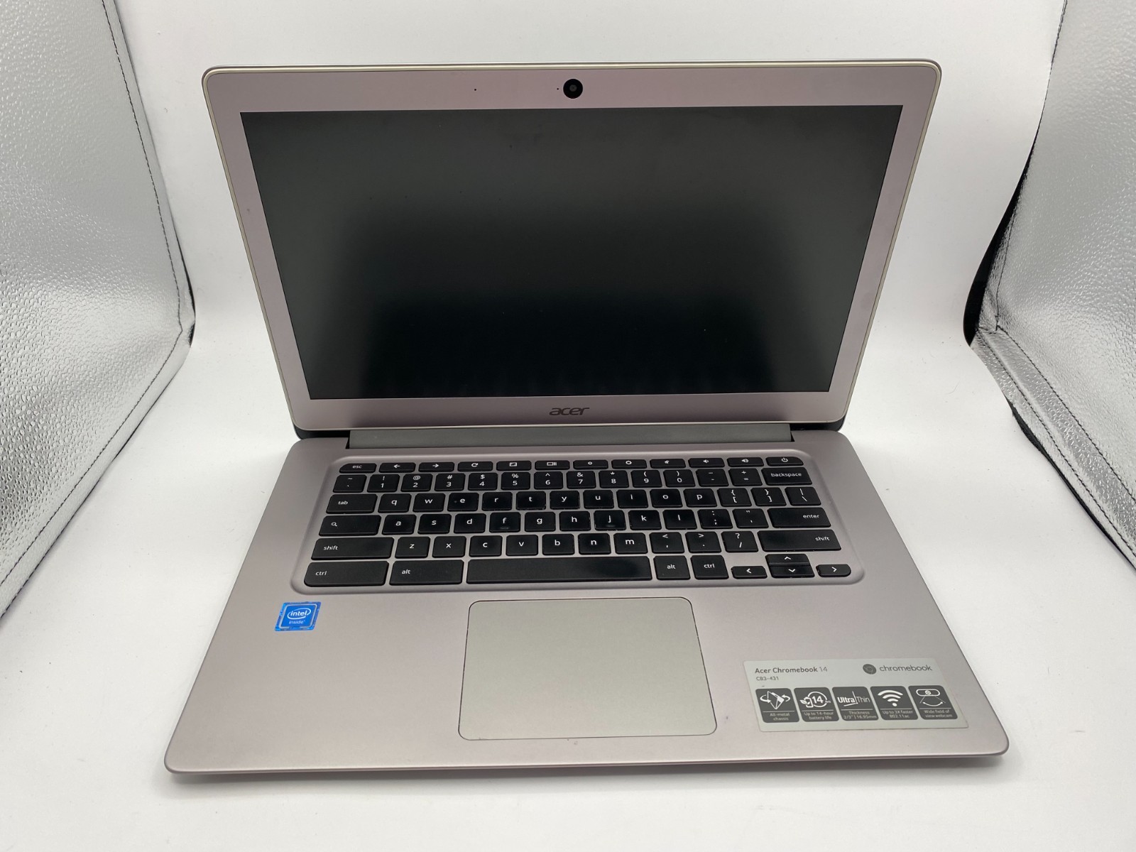ACER CHROMEBOOK 14 CB3-431-C3WS 14″ HD CELERON N3160 – Fast Ship – USA Seller