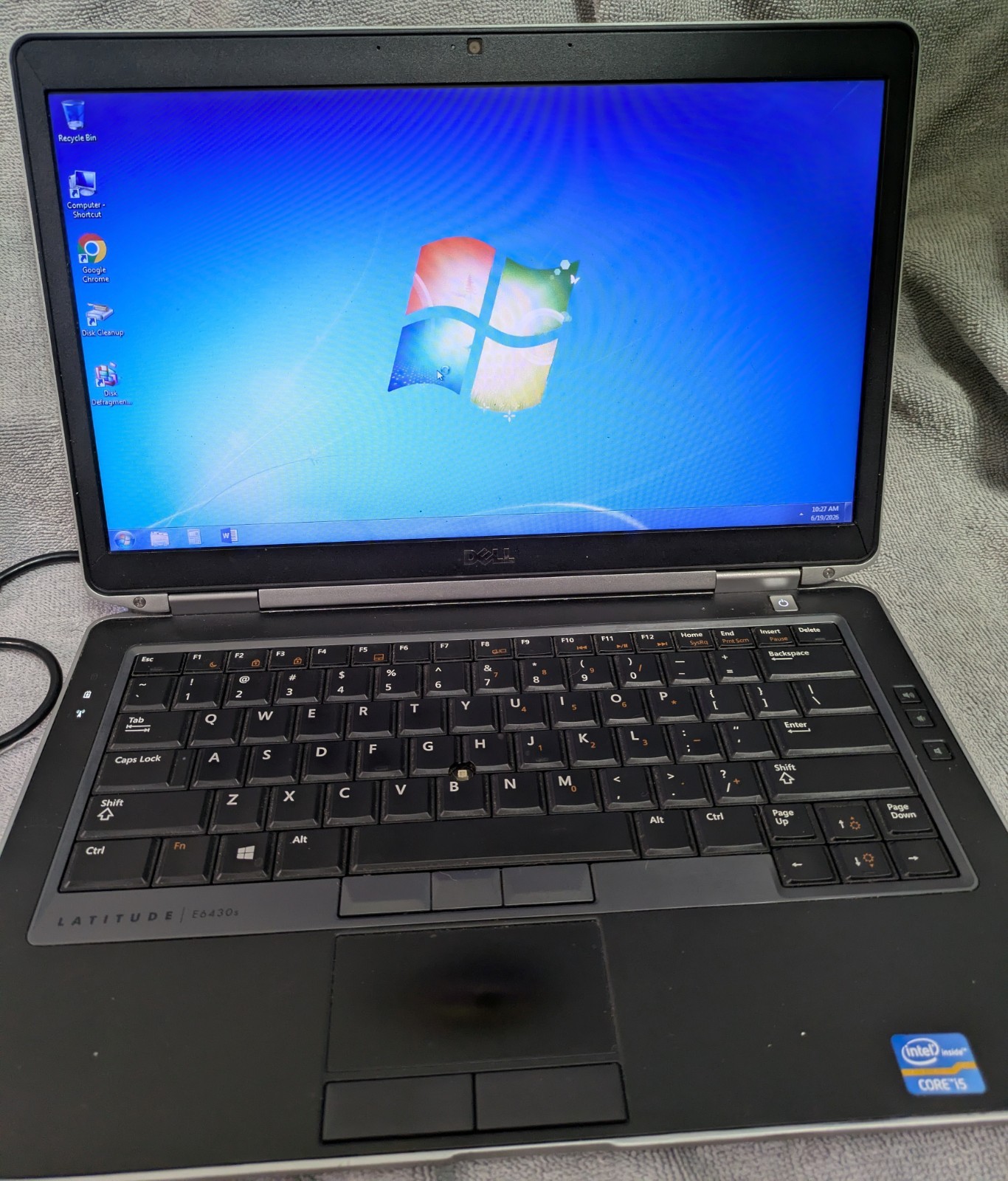 Dell Latitude E6430s 14″ Windows 7 Laptop i5-3340M 6GB RAM 128GB SSD No Batt