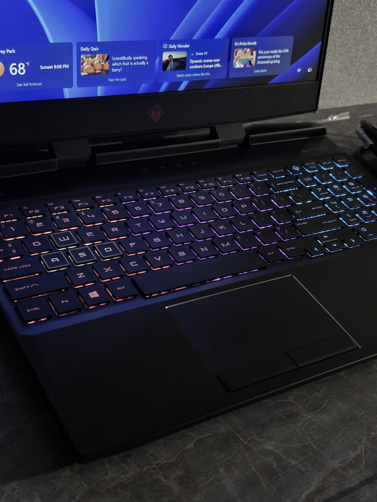 HP OMEN 15 Gaming Laptop i7-9750H, 16GB RAM, 1TB WD Black SSD, GTX 1650 DC1057NR