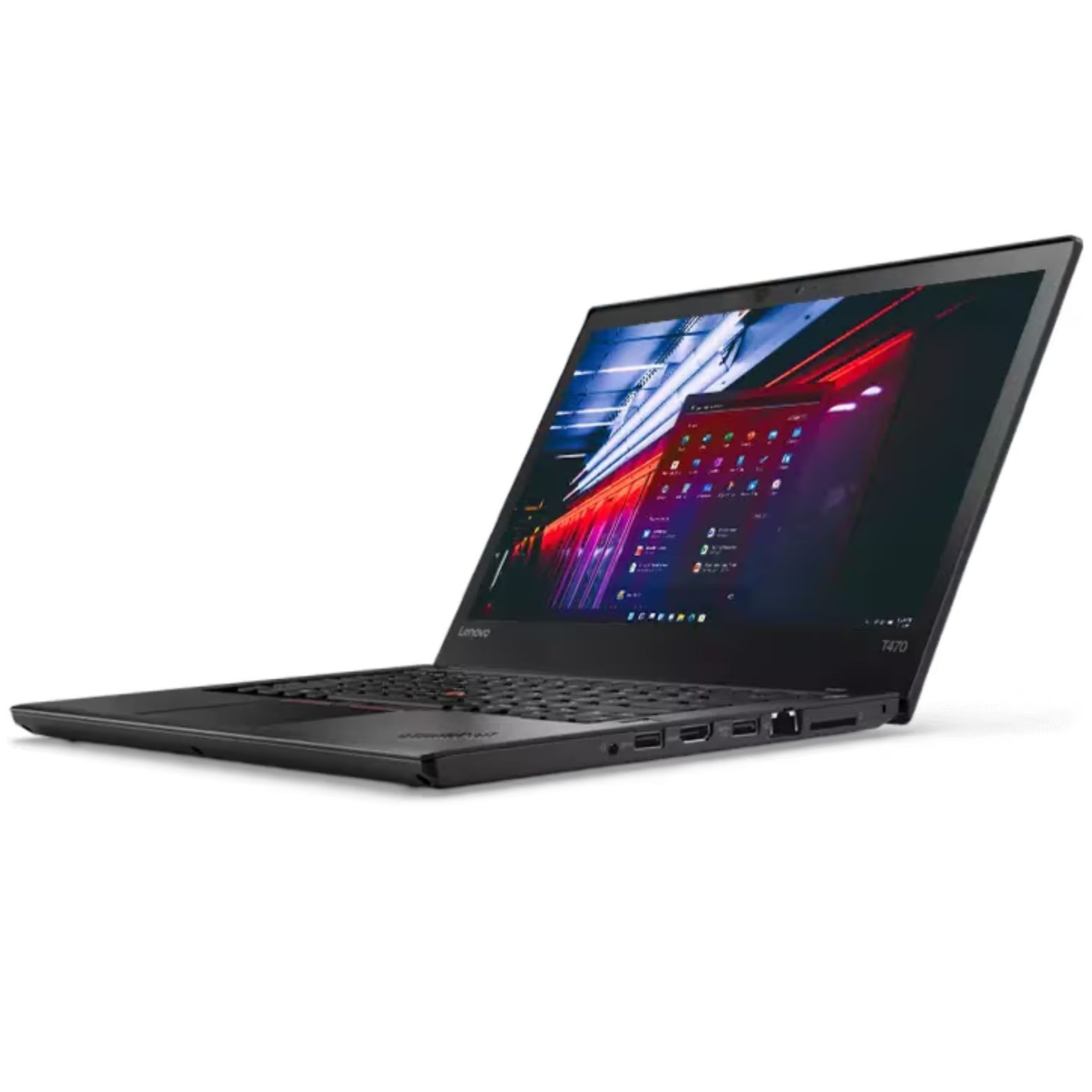 Lenovo ThinkPad T470 14” Intel Core i5-6300U 8GB DDR4 512GB SSD W11P Laptop, BK