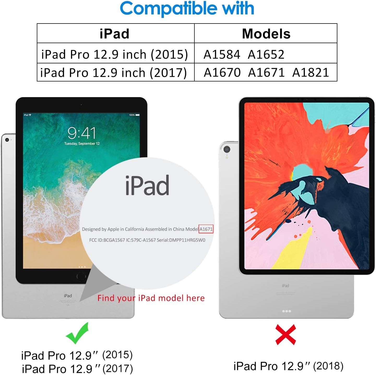 Screen Protector for iPad Pro 12.9-Inch (2015/2017 Model, 1st/2nd Generation)