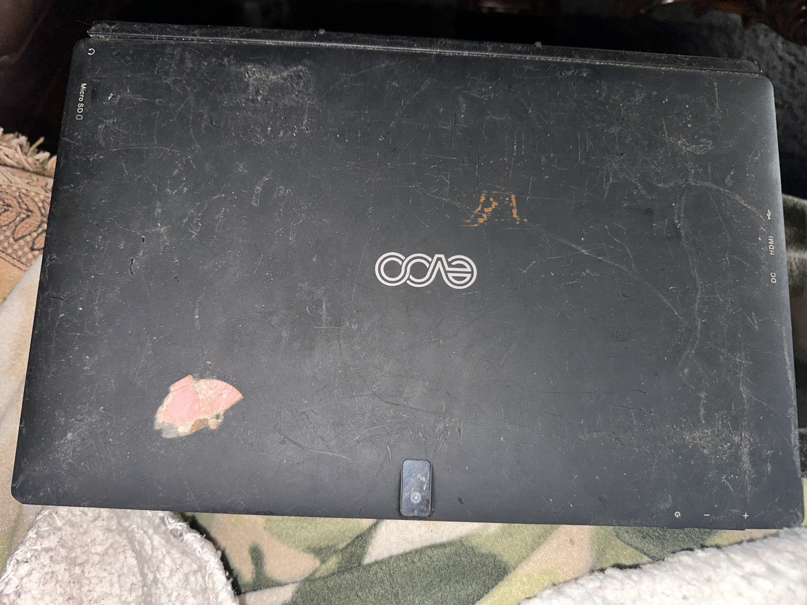 EVOO EV-C-116-1-BK Laptop 11.6″ HD Intel N3350 1.10GHz 32GB FOR PARTS