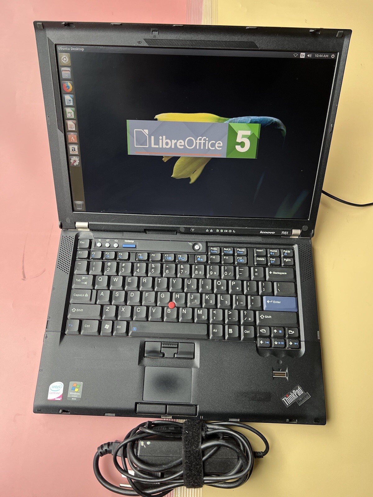 LENOVO THINKPAD R61 Intel Core 2 Duo 3GB RAM 160GB HDD WIFI LINUX MINT
