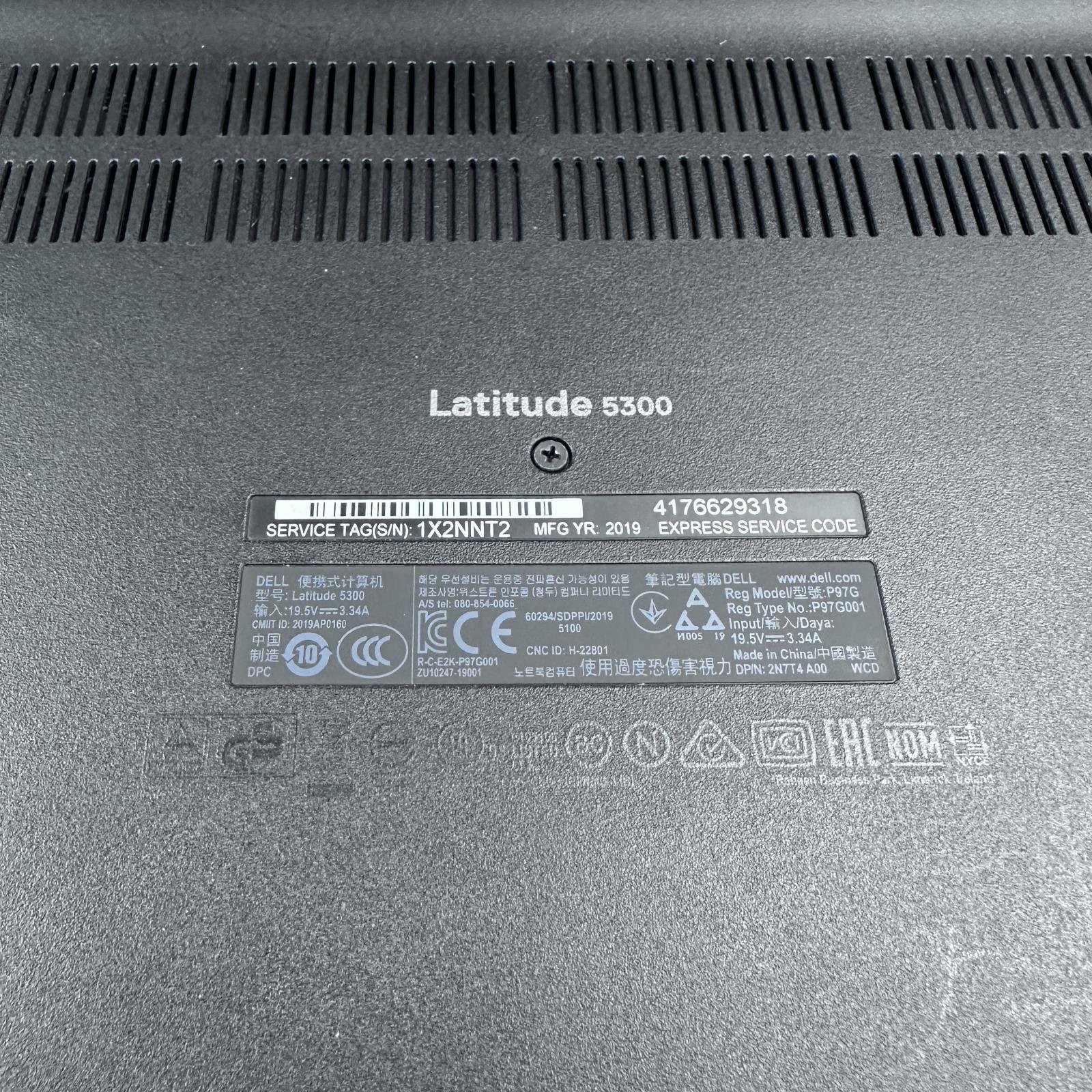 DELL Latitude 5300 Laptop, 13.3″ HD, i5-8265U, 8GB, 512GB