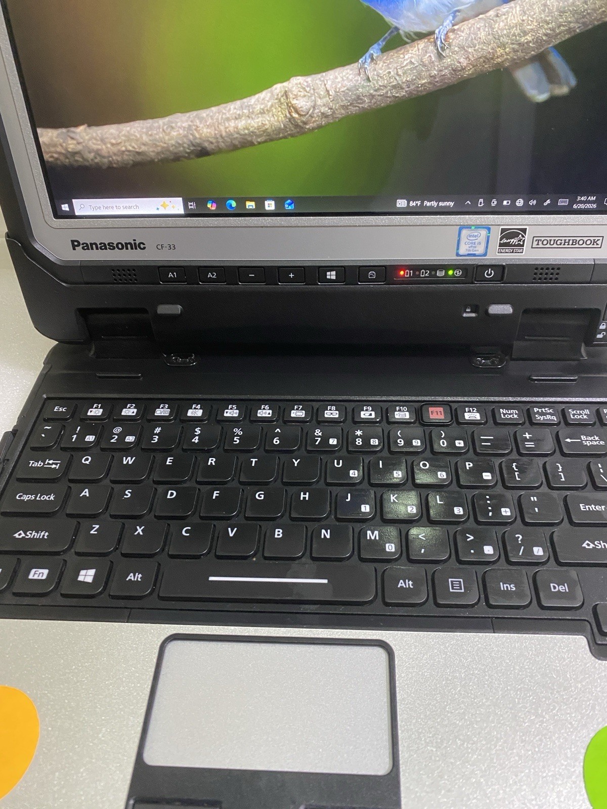 Panasonic Toughbook CF-33 i5-7300U 8GB RAM 256GB SSD 4G LTE Low 350 Hrs _#5