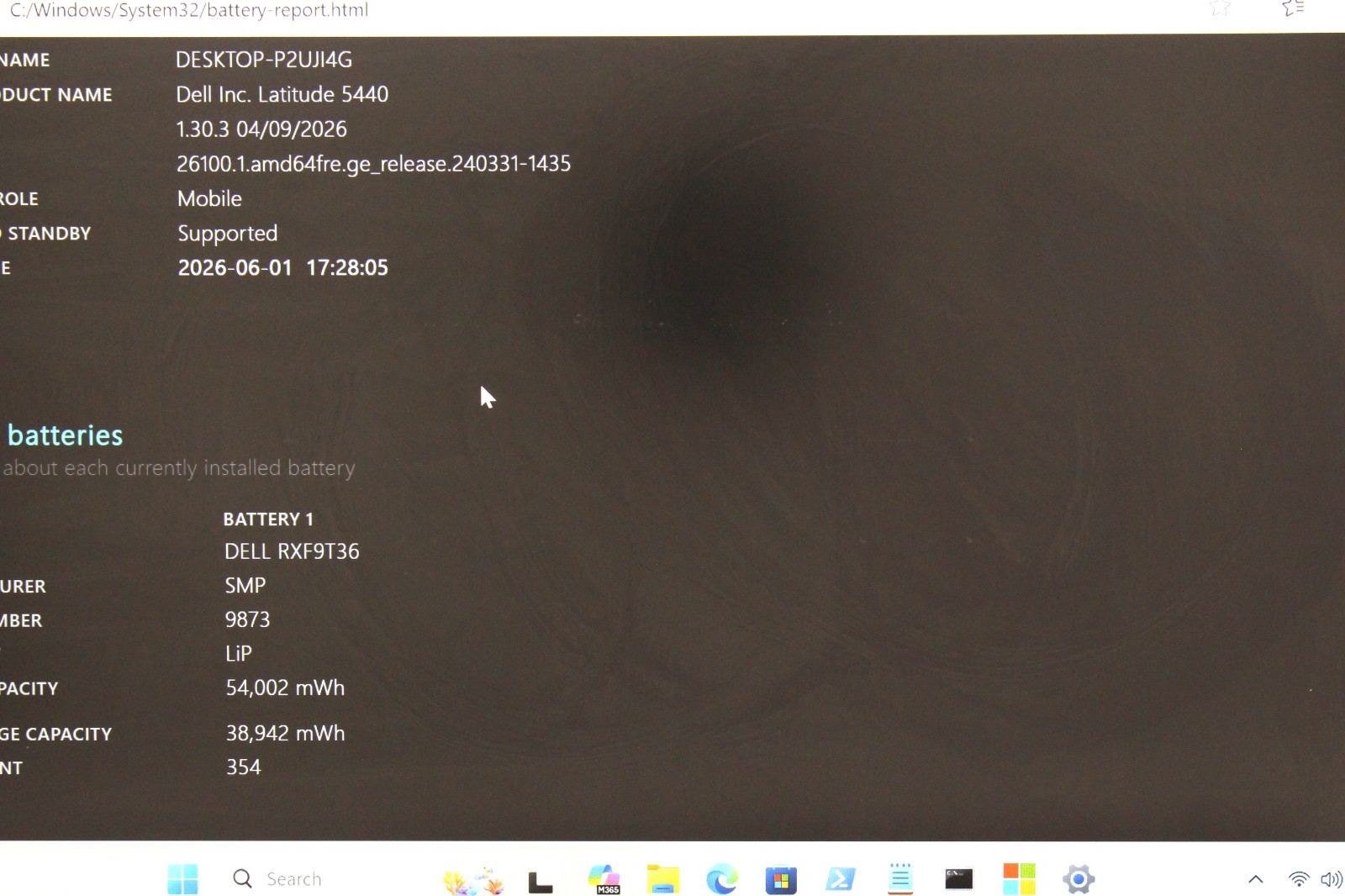 DELL LATITUDE 5440 14″ 1.6GHz i5-1345U 256GB SSD 16GB RAM Win 11 Pro ; 6181976