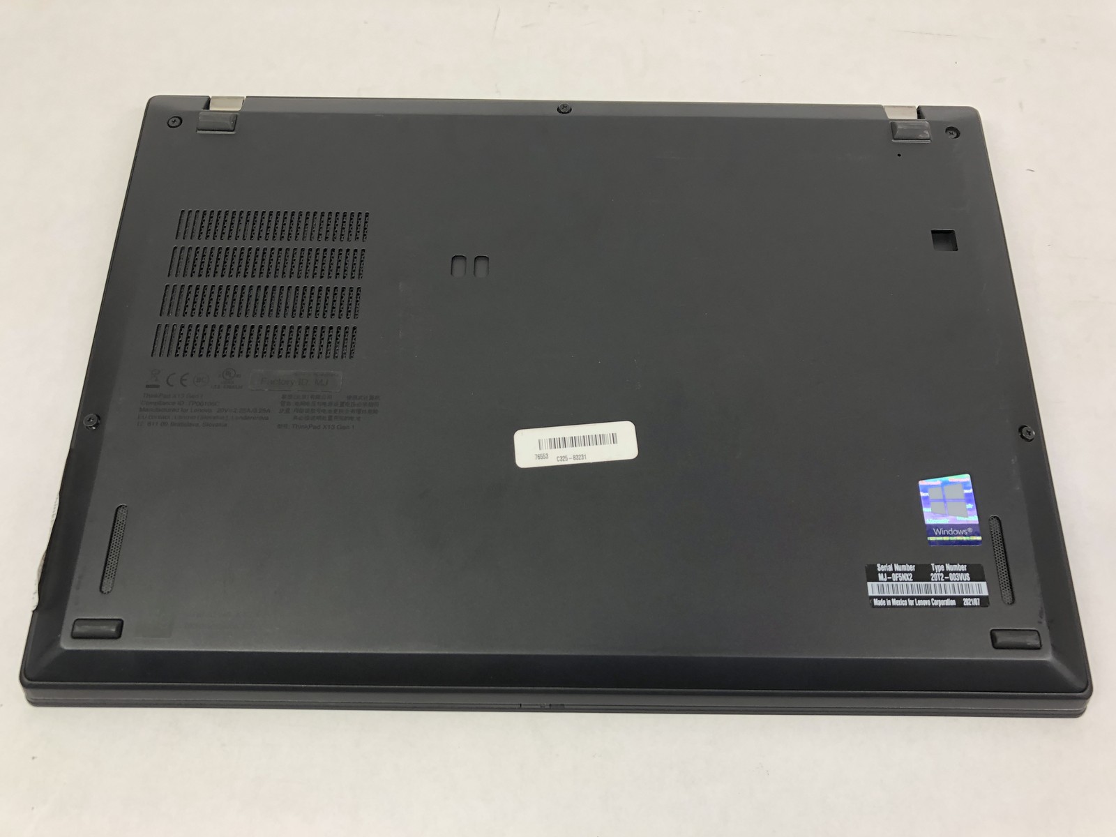 Lenovo ThinkPad X13 Gen 1 i5-10210U 8GB RAM No Storage No OS