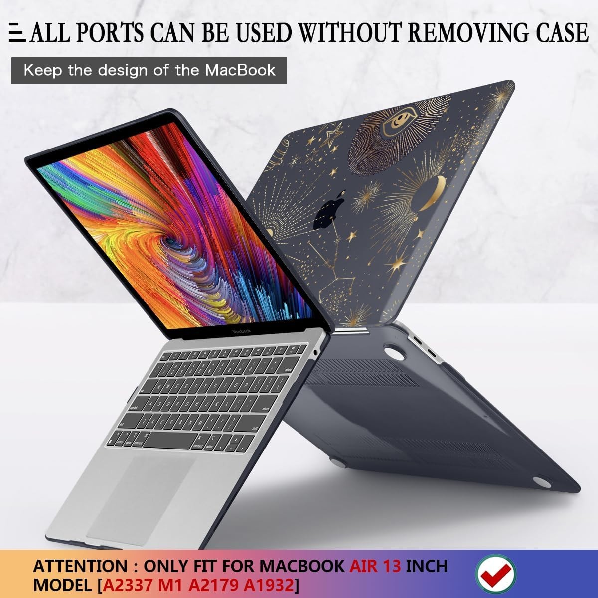 Screen Protector for MacBook Air 13 inch, Anti Glare, Touch ID Compatible