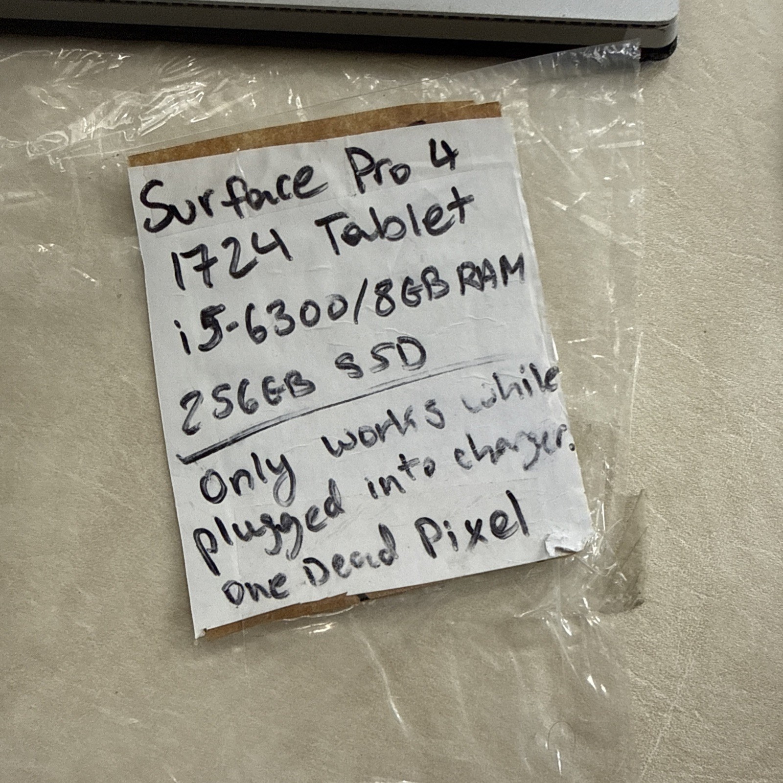 Microsoft Surface Pro 4 Intel i7-6650U @ 2.20GHz 8GB LPDDR3 RAM 256GB SSD WIN 11