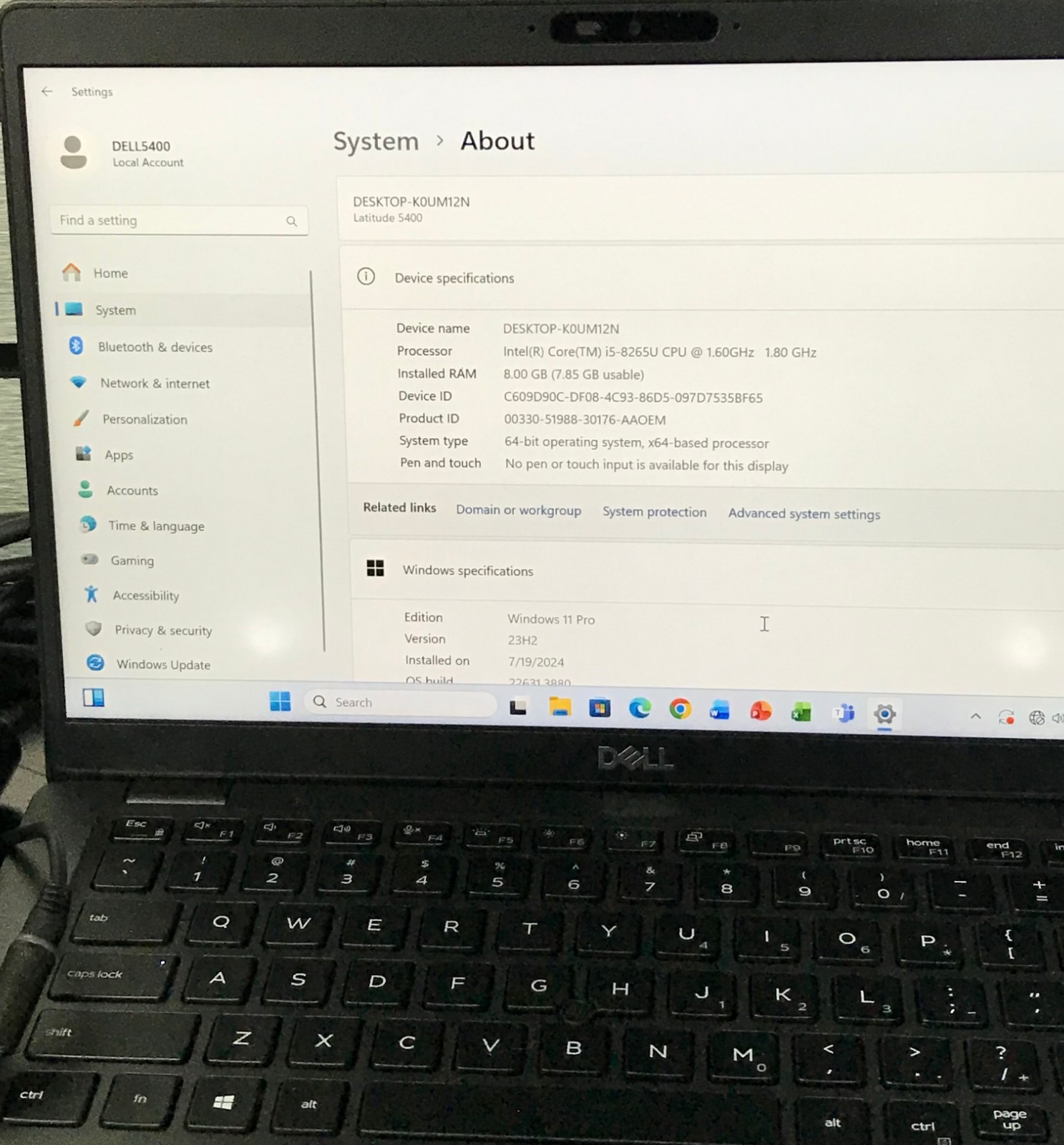 Dell Latitude 5420 14″ FHD Laptop i5-1135G7 2.4GHz 8GB RAM 256GB SSD w/ AC
