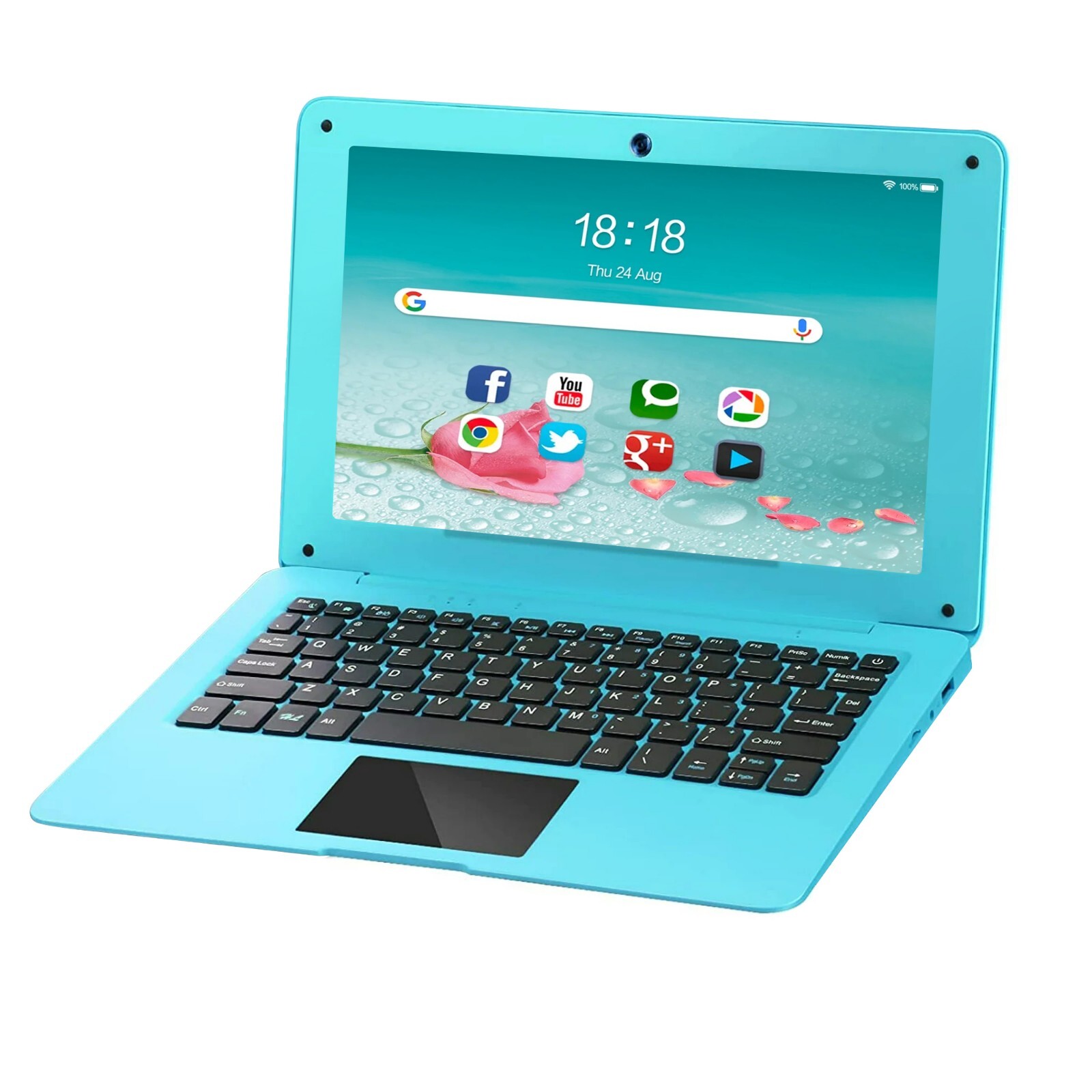 10.1” Laptop Computer Quad Core Android 12 Mini Netbook 2G RAM+64GB ROM for Kid