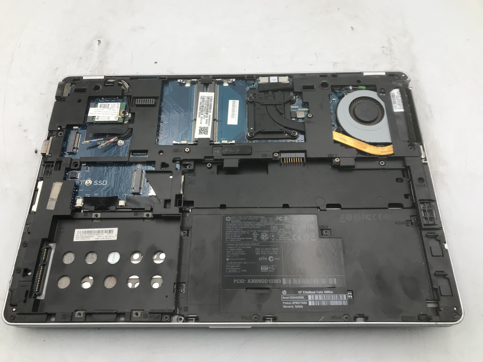 HP ELITEBOOK 9480M – BOOTS TO BIOS – INTEL I5 4TH GEN – NO RAM – READ DESC – BB!