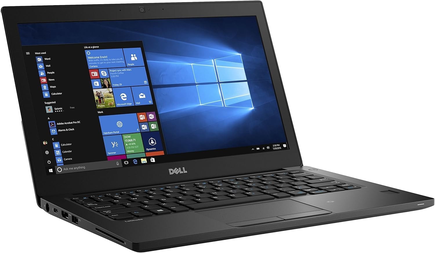 DELL Latitude 7280 12.5” Touch FHD i7-7600U 2.80GHZ 16GB 512GB SSD Win 10 Pro