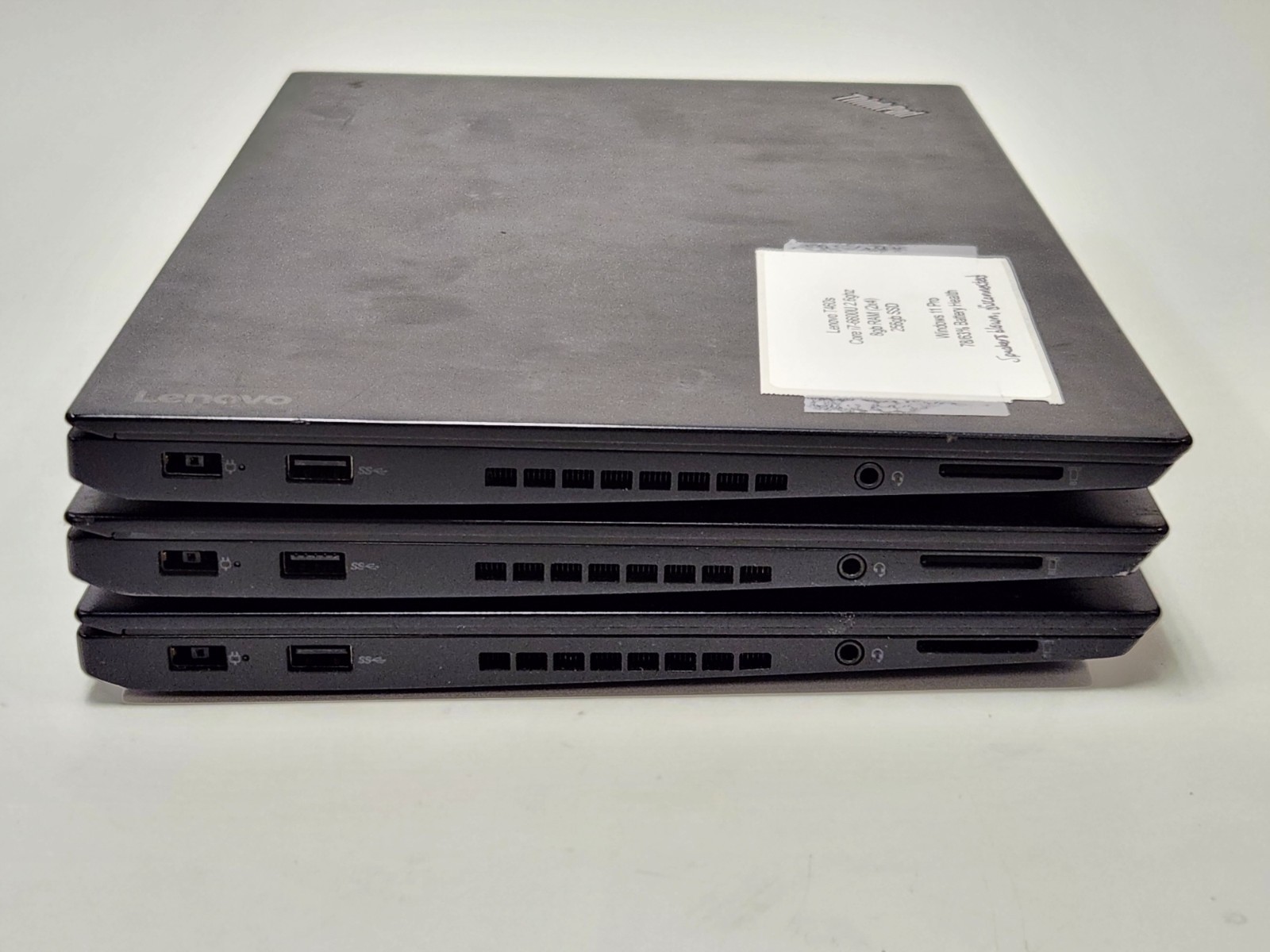 Lot of 3 Lenovo ThinkPad T460S i7-6600U 2.6Ghz 4GB RAM NO SSD NO AUDIO *READ*