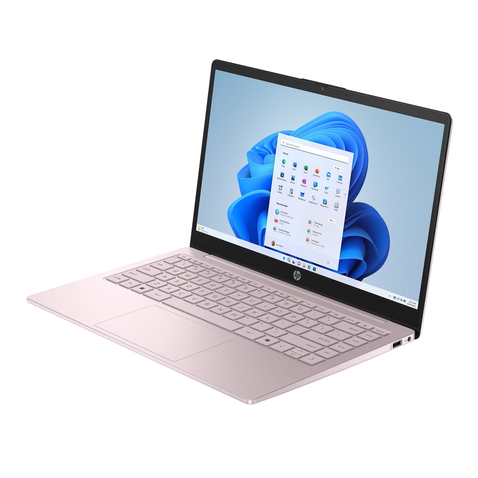 HP 14-ep2011wm 14″ HD N150 0.8GHz Intel UHD Graphics 4GB RAM 128GB SSD Win 11