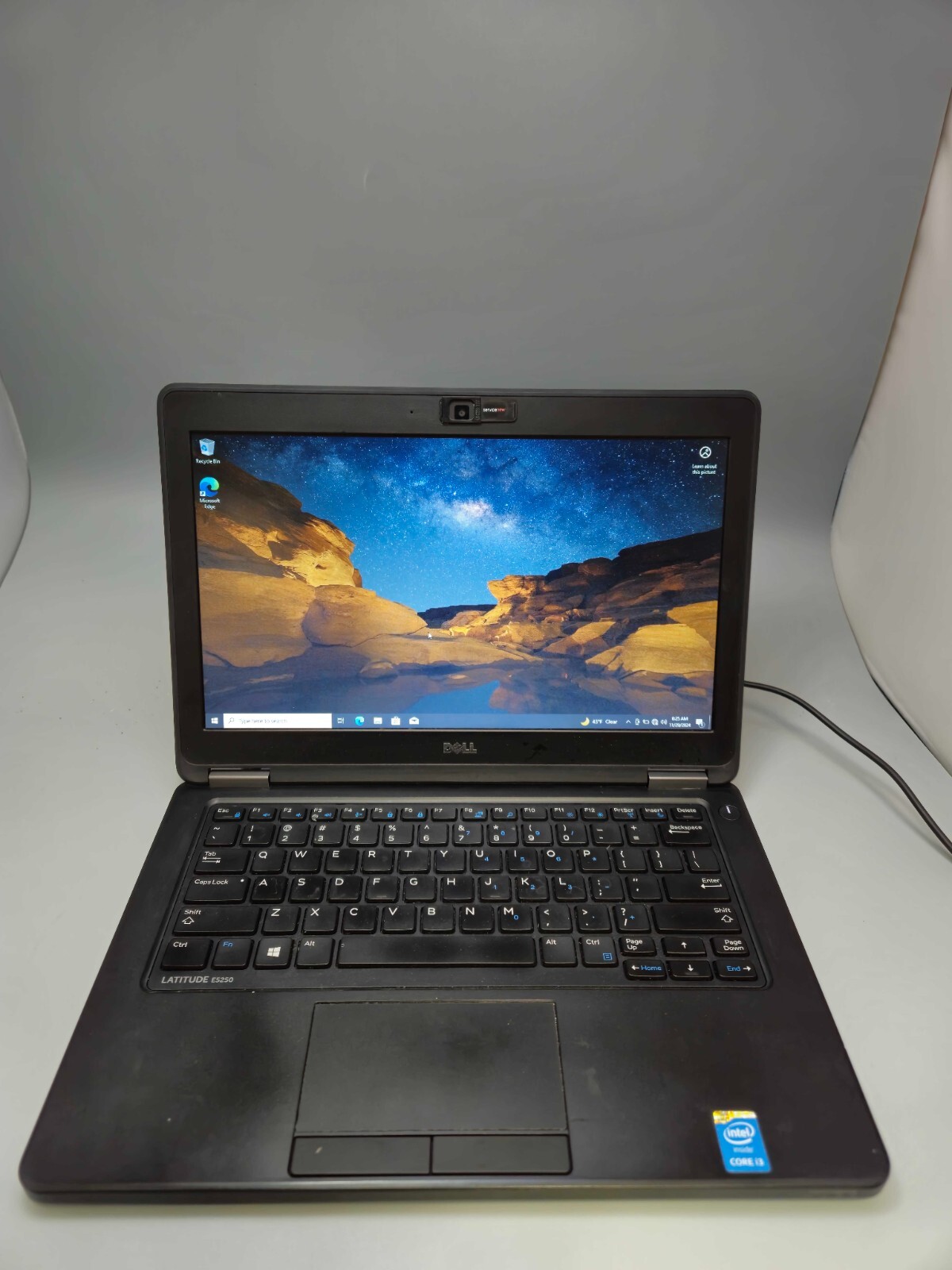 DELL LATITUDE E5250 CORE i3-4030U 1.90GHZ 16GB RAM 250 GB SSD, TESTED