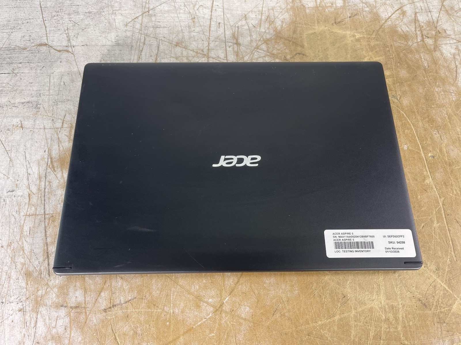 ACER ASPIRE 5 A515-55T-54BM i5-1035G1 @ 1.00GHz, 4GB RAM, NO HDD/OS – (PARTS)